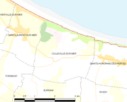 Map commune FR insee code 14165